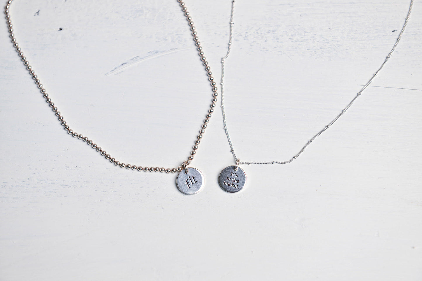 F.it Mantra Stirling silver satellite chain 45cm